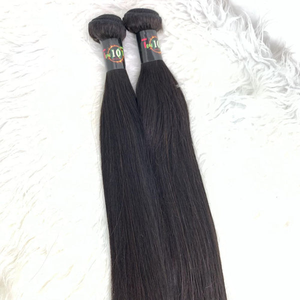 Straight Hair Bundles | Super Virgin Hair | Premium Quality Straight Hair Extensions for Smooth, Sleek, and Long-Lasting Styles