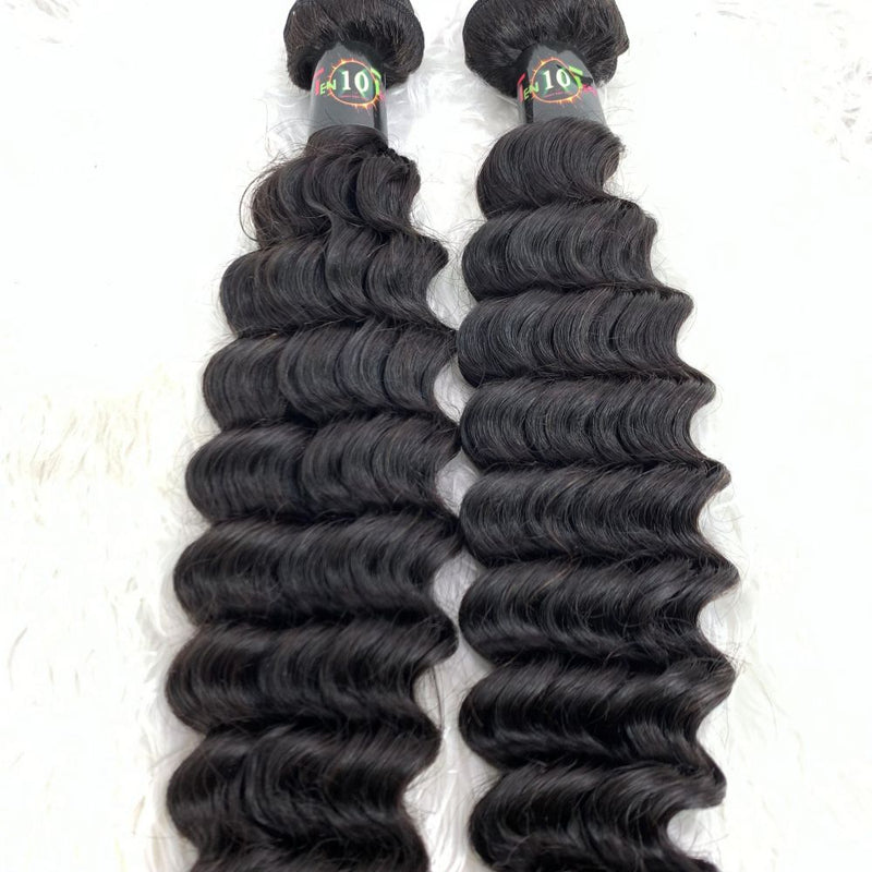 Deep Curly Hair Bundles | Super Virgin Hair | Premium Quality, Bouncy Deep Curls for Full, Natural-Looking Hair Extensions