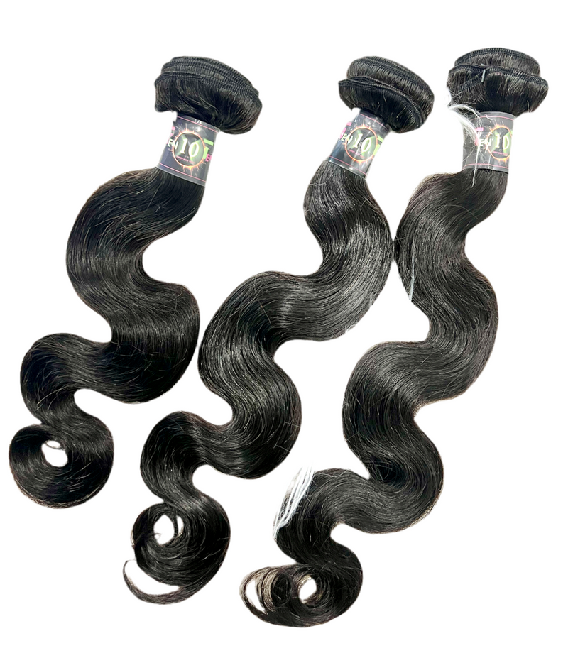 Body Wave Bundles | Super Virgin Hair | Luxurious, Soft Body Wave Hair Extensions for Natural Volume and Long-Lasting Style