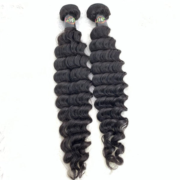 Dee wave Hair Bundles | Super Virgin Hair | Premium Quality, Bouncy Deep Curls for Full, Natural-Looking Hair Extensions